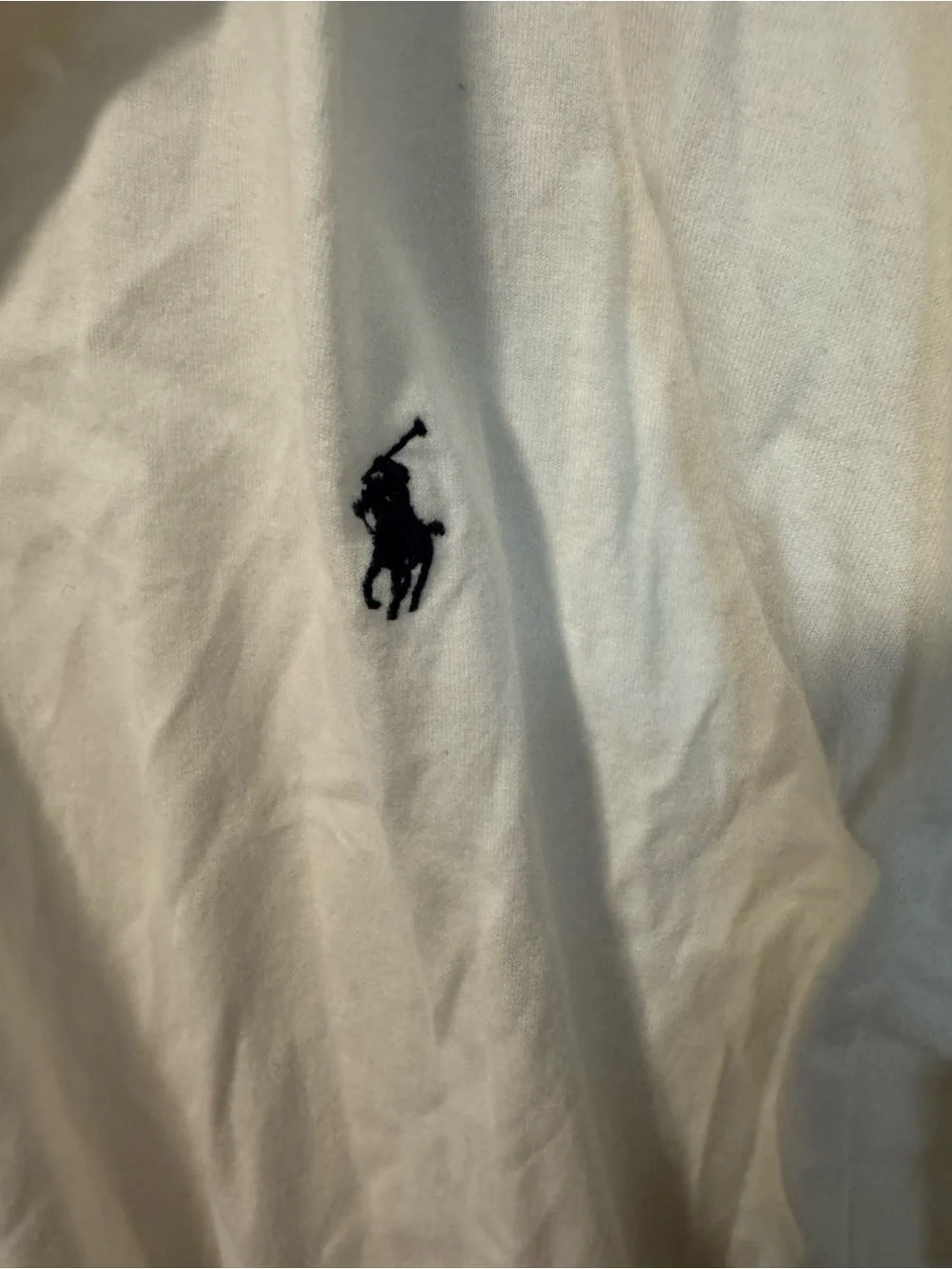 Ralph Lauren White Short-Sleeve Polo Shirt with Embroidered Logo